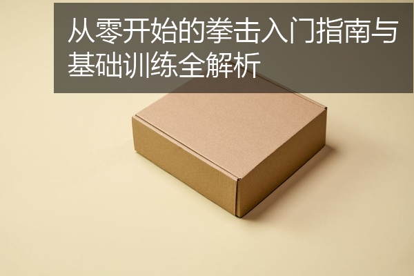 从零开始的拳击入门指南与基础训练全解析